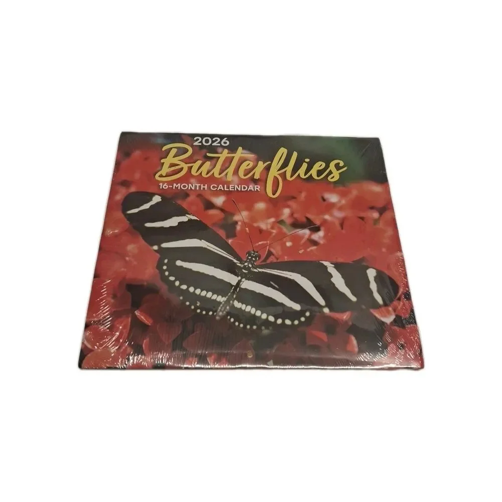 2026 Butterflies Wall Calendar 10